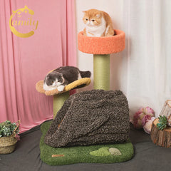 Camily Flower Grove Cat Climbing Tree