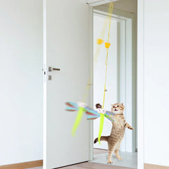 Hanging Self-excited Retractable Catnip Swing Cat Toy