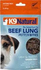 K9 Natural Beef Lung Protein Bites 60g