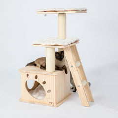 HONEYPOT CAT Solid Wood Cat Tree - 190229 (95cm)
