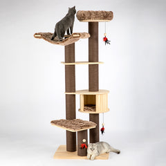 HONEYPOT CAT Solid Wood Cat Tree - 180402 (200cm)