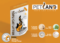 Petland Tofu Cat Litter 6L (2.6kg)
