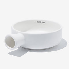 BRIDGE DOG PAN WHITE (MATTE)