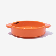 BRIDGE DOG MINI POT ORANGE (GLOSS)