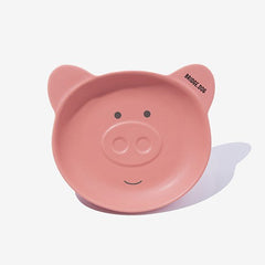 BRIDGE DOG PIGGY DISH CORAL PINK FACE (MATTE)