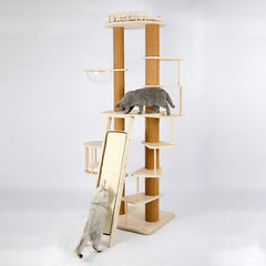 HONEYPOT CAT Solid Wood Cat Tree - 180477 (206cm)