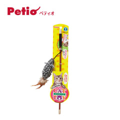 Petio Kerigurumi Kissy Mouse With Feather Cat Toy