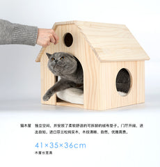 HONEYPOT CAT Solid Wood Cat Tree - 160037 (125cm)