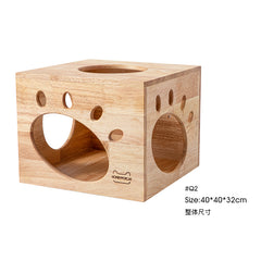 HONEYPOT CAT Solid Wood Cat Tree - Q2