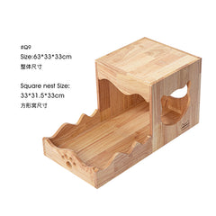 HONEYPOT CAT Solid Wood Cat Tree - Q9