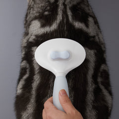Furrytail Cream Pet Brush